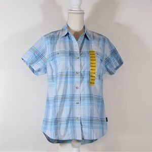 Eddie Bauer Women's Short Sleeve Ancient Waters Moisture Wicking Adventure Shirt